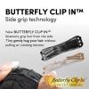 imageSensationnel Empire butterfly clip in  straight 7 piece human hair lace weft clip ins 14 Inch T2271822