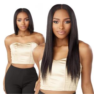 imageSensationnel Empire butterfly clip in  straight 7 piece human hair lace weft clip ins 14 Inch T2274613