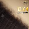 imageSensationnel Empire bundle 13x4 closure  body wave 10a tangle shed free human hair for weaving and sew in styles 10 inch NATURALNATURALBLACK