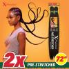 imageSensationnel Xpression prestretched braiding hair  2x xpression 72 inch all kanekalon flame retardant synthetic braid in hair extensions  2X 72 Inch 1 pack 4