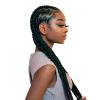 imageSensationnel Xpression prestretched braiding hair  Kanekalon flame retardant smooth yaki braid hair extension 6X 58 inch Color1B OFF BLACKMedium Brown 4