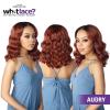 imageSensationnel What Lace 13X6 Wigs  Audry Lacefrontal Hand Tied Glueless Synthetic With Natural Density Preplucked Hairline T1BBGT1BBG