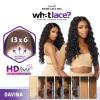 imageSensationnel What Lace 13X6 Wigs  Davina Lacefrontal Hand Tied Glueless Synthetic With Natural Density Preplucked Hairline 613 BLONDET230