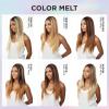 imageSensationnel What Lace 13X6 Wigs  Ezra 28 Inch Human Hair Blend Lacefrontal Glueless Synthetic With Natural Density Preplucked Hairline 1 JETBLACK1 JETBLACK