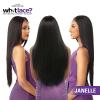 imageSensationnel What Lace 13X6 Wigs  Janelle Lacefrontal Hand Tied Glueless Synthetic With Natural Density Preplucked Hairline 11B