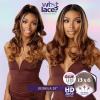 imageSensationnel What Lace 13X6 Wigs  Keshila 20 Inch Human Hair Blend Lacefrontal Glueless Synthetic With Natural Density Preplucked Hairline 1 JETBLACKCOLORMELTGOLD