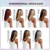imageSensationnel What Lace 13X6 Wigs  Shiyana 14 Inch Human Hair Blend Lacefrontal Glueless Synthetic With Natural Density Preplucked Hairline 1 JETBLACKDHGINGER