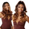 imageSensationnel What Lace 13X6 Wigs  Keshila 20 Inch Human Hair Blend Lacefrontal Glueless Synthetic With Natural Density Preplucked Hairline 1 JETBLACKLIGHTASHBROWN