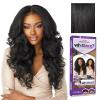 imageSensationnel What Lace 13X6 Wigs  Latisha Lacefrontal Hand Tied Glueless Synthetic With Natural Density Preplucked Hairline Off Black 1BJet Black 1