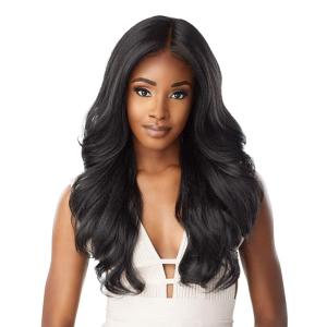 imageSensationnel What Lace 13X6 Wigs  Adanna Lacefrontal Hand Tied Glueless Synthetic With Natural Density Preplucked Hairline 1 JETBLACKFLAMBOYAGESAND