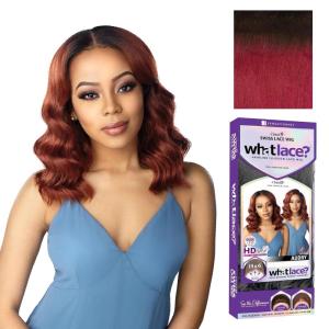 imageSensationnel What Lace 13X6 Wigs  Audry Lacefrontal Hand Tied Glueless Synthetic With Natural Density Preplucked Hairline T1BBGT1BBG
