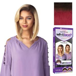 imageSensationnel What Lace 13X6 Wigs  Chrissy Lacefrontal Hand Tied Glueless Synthetic With Natural Density Preplucked Hairline T1BBGT1BBG