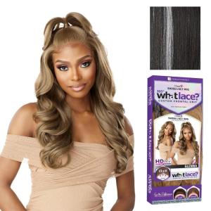 imageSensationnel What Lace 13X6 Wigs  Glenna Lacefrontal Hand Tied Glueless Synthetic With Natural Density Preplucked Hairline 613 BLONDEBALAYAGEPLATINUM