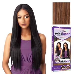 imageSensationnel What Lace 13X6 Wigs  Janelle Lacefrontal Hand Tied Glueless Synthetic With Natural Density Preplucked Hairline 1FLAMBOYAGECARAMEL