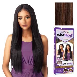 imageSensationnel What Lace 13X6 Wigs  Janelle Lacefrontal Hand Tied Glueless Synthetic With Natural Density Preplucked Hairline 1FLAMBOYAGECOPPER