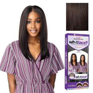 imageSensationnel What Lace 13X6 Wigs  Kiyari Lacefrontal Hand Tied Glueless Synthetic With Natural Density Preplucked Hairline 1 JETBLACKDark Brown 2