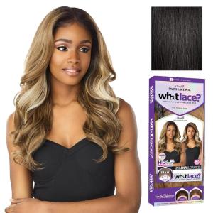 imageSensationnel What Lace 13X6 Wigs  Zelena Lacefrontal Hand Tied Glueless Synthetic With Natural Density Preplucked Hairline 1B OFFBLACK1B OFFBLACK