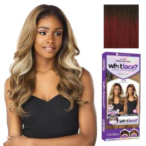 imageSensationnel What Lace 13X6 Wigs  Zelena Lacefrontal Hand Tied Glueless Synthetic With Natural Density Preplucked Hairline 1B OFFBLACKT1BBG