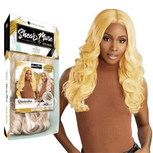 imageSensationnel Shear Muse Lace Wig  Quiesha Deep Laceparting Hand Tied Ready to Wear Synthetic Prestyled Units BEIGEASHBLONDECHAMPAGNEBLONDE