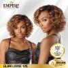 imageSensationnel Empire Curly human hair  glam loose 10s 3pcs tangle free weaving for quick weave and sew in styles for faux highlights 1 pack 1 JETBLACK1B OFFBLACK