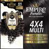 imageSensationnel Empire bundles multi  deep with 4x4 closure 10a tangle shed free human hair for weaving and sew in styles 8 10 12 inch NATURALNATURALBLACK