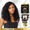 imageSensationnel Empire humanhair lace closure  new deep 12 inch 3 way lacepart hand tied weaving closure 1 JETBLACK4 MEDBROWN