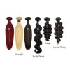 imageSensationnel Empire yaki human hair  tangle free weaving for quick weave and sew in styles for faux highlights  2 pack 8 inch 1 JETBLACKS1B30