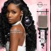 imageSensationnel Pearlish bundle 4x5 closure  euro deep 12 inch HD lace beauty supply human hair bundles weave 15a soft remy NATURALNATURAL