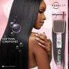 imageSensationnel Pearlish bundle 4x5 closure  straight 12 inch HD lace beauty supply human hair bundles weave 15a soft remy NATURALBLACKNATURALBLACK