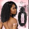 imageSensationnel Pearlish bundle human hair  burmese curl deep pearl conditioned 15a soft remy beauty supply sew in or glue on bundles 10 inch NATURALNATURALBLACK