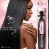 imageSensationnel Pearlish bundle human hair  straight deep pearl conditioned 15a soft remy beauty supply sew in or glue on bundles 10 inch NATURALNATURALBLACK