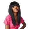 imageSensationnel Dashly Wig  Unit 6 Non Lace Cap Ready to Wear Ear to Ear Lacepart Synthetic 1 JETBLACK1 JETBLACK