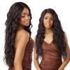 imageSensationnel What Lace 13X6 Wigs  Giana 28 Inch Human Hair Blend Lacefrontal Glueless Synthetic With Natural Density Preplucked Hairline 1B OFFBLACKCOLORMELTMOCHA