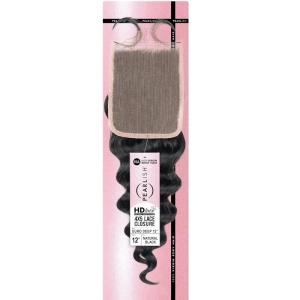 imageSensationnel Pearlish bundle 4x5 closure  euro deep 12 inch HD lace beauty supply human hair bundles weave 15a soft remy NATURALNATURAL