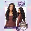 imageSensationnel What Lace 13X6 Wigs  Aziza 26 Inch Human Hair Blend Lacefrontal Glueless Synthetic With Natural Density Preplucked Hairline 1 JETBLACKCOLORMELTCHOCOLATE