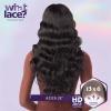 imageSensationnel What Lace 13X6 Wigs  Aziza 26 Inch Human Hair Blend Lacefrontal Glueless Synthetic With Natural Density Preplucked Hairline 1 JETBLACKCOLORMELTHAZEL