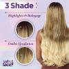 imageSensationnel What Lace 13X6 Wigs  Raveena 28 Inch Human Hair Blend Lacefrontal Glueless Synthetic With Natural Density Preplucked Hairline 1 JETBLACKCOLORMELTBLONDE