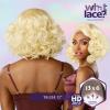imageSensationnel What Lace 13X6 Wigs  Talisa 12 Inch Human Hair Blend Lacefrontal Glueless Synthetic With Natural Density Preplucked Hairline 1 JETBLACK1B OFFBLACK