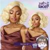 imageSensationnel What Lace 13X6 Wigs  Talisa 12 Inch Human Hair Blend Lacefrontal Glueless Synthetic With Natural Density Preplucked Hairline 1 JETBLACK2 DARKBROWN