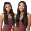 imageSensationnel What Lace 13X6 Wigs  Mariella 26 Inch Human Hair Blend Lacefrontal Glueless Synthetic With Natural Density Preplucked Hairline 1 JETBLACK1 JETBLACK