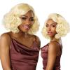 imageSensationnel What Lace 13X6 Wigs  Talisa 12 Inch Human Hair Blend Lacefrontal Glueless Synthetic With Natural Density Preplucked Hairline 1 JETBLACKCOLORMELTCARAMEL