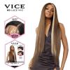 imageSensationnel Vice Lace Front Wigs  Unit 17 5 Inch Deep Part Synthetic Preplucked Hairline 1 JETBLACK1 JETBLACK