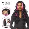 imageSensationnel Vice Lace Front Wigs  Unit 18 5 Inch Deep Part Synthetic Preplucked Hairline 2 DARKBROWNLIGHTASHBROWN