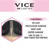imageSensationnel Vice Lace Front Wigs  Unit 18 5 Inch Deep Part Synthetic Preplucked Hairline 2 DARKBROWNLIGHTASHBROWN