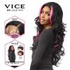 imageSensationnel Vice Lace Front Wigs  Unit 18 5 Inch Deep Part Synthetic Preplucked Hairline 2 DARKBROWNLIGHTASHBROWN