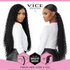 imageSensationnel Vice bundles weaving  boho curl 24 inch synthetic virgin hair dupe weave bundle hair sew in and pony tail long length 1 pack 27 HONEYBLONDEBG BURGANDY