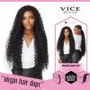 imageSensationnel Vice bundles weaving  boho curl 24 inch synthetic virgin hair dupe weave bundle hair sew in and pony tail long length 1 pack 27 HONEYBLONDEBG BURGANDY