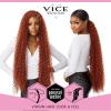 imageSensationnel Vice bundles weaving  boho curl 30 inch synthetic virgin hair dupe weave bundle hair sew in and pony tail long length 1 pack 1 JETBLACK1 JETBLACK