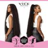 imageSensationnel Vice bundles weaving  boho curl 36 inch synthetic virgin hair dupe weave bundle hair sew in and pony tail long length 1 pack 30 LIGHTAUBURN30 LIGHTAUBURN