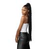 imageSensationnel Vice bundles weaving  deep 30 inch synthetic virgin hair dupe weave bundle hair sew in and pony tail long length 1 pack 2 DARKBROWNRedish Auburn 350